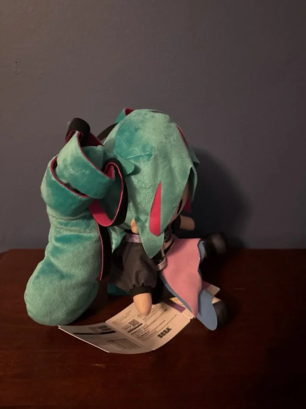 Hatsune Miku Vocaloid Punk Fuwapuchi Large Plush SEGA *US SELLER*